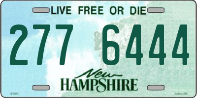 NH license plate 2776444