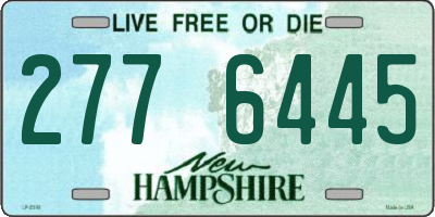NH license plate 2776445