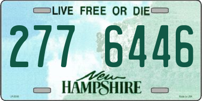 NH license plate 2776446