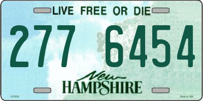 NH license plate 2776454
