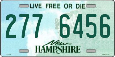 NH license plate 2776456