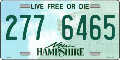 NH license plate 2776465