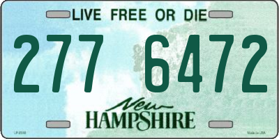 NH license plate 2776472