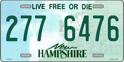 NH license plate 2776476