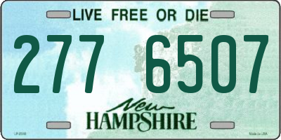 NH license plate 2776507