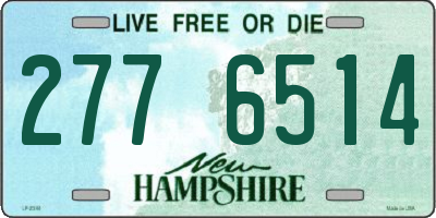NH license plate 2776514