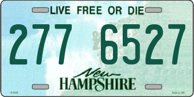 NH license plate 2776527