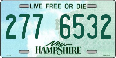 NH license plate 2776532