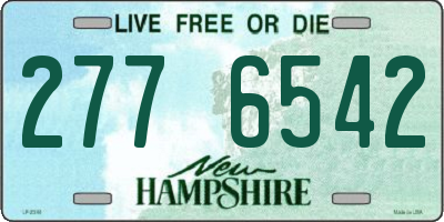 NH license plate 2776542