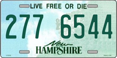 NH license plate 2776544