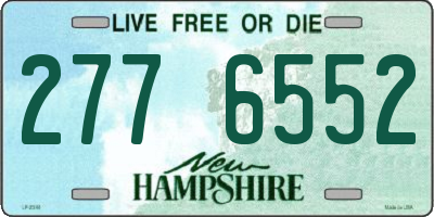 NH license plate 2776552