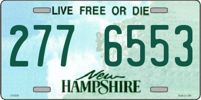 NH license plate 2776553