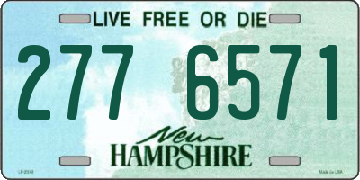 NH license plate 2776571