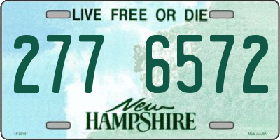 NH license plate 2776572