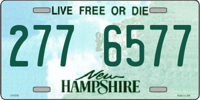 NH license plate 2776577