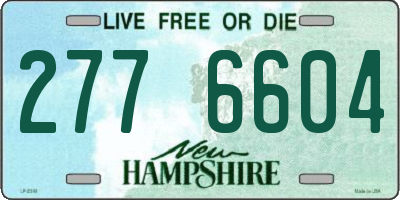 NH license plate 2776604