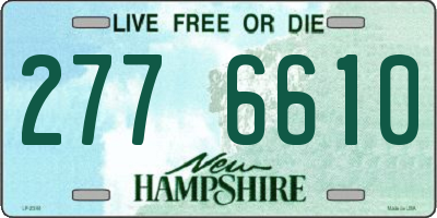 NH license plate 2776610
