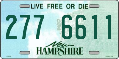 NH license plate 2776611