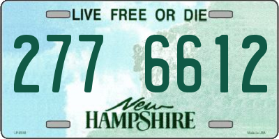 NH license plate 2776612