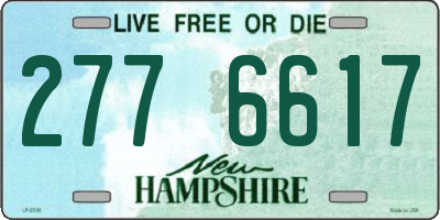 NH license plate 2776617