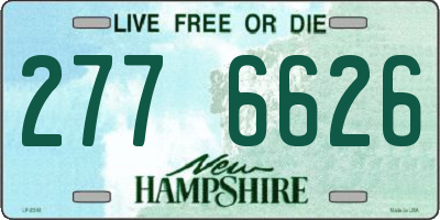 NH license plate 2776626