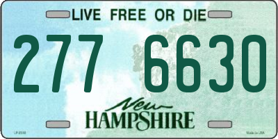 NH license plate 2776630