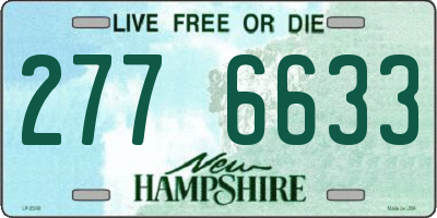 NH license plate 2776633