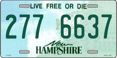 NH license plate 2776637