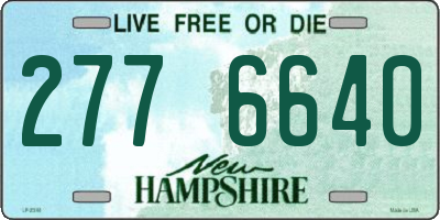 NH license plate 2776640