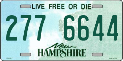 NH license plate 2776644