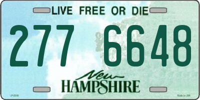 NH license plate 2776648