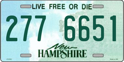 NH license plate 2776651