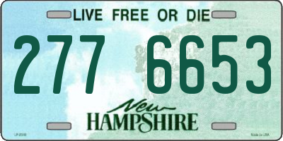 NH license plate 2776653