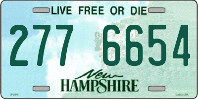 NH license plate 2776654