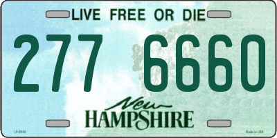 NH license plate 2776660