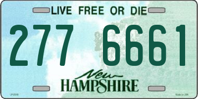 NH license plate 2776661
