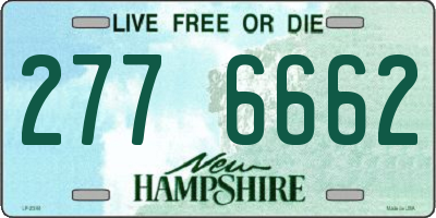 NH license plate 2776662