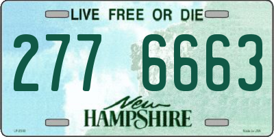 NH license plate 2776663
