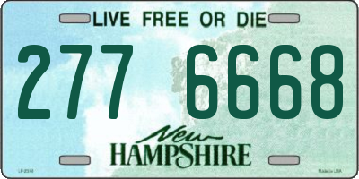 NH license plate 2776668
