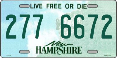 NH license plate 2776672