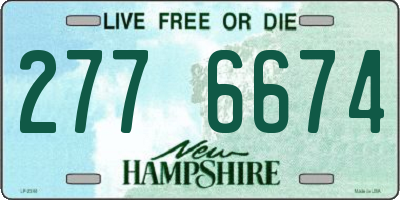 NH license plate 2776674