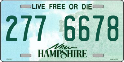 NH license plate 2776678