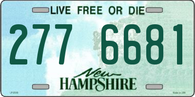 NH license plate 2776681