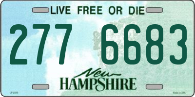 NH license plate 2776683
