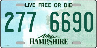 NH license plate 2776690