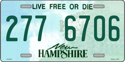 NH license plate 2776706
