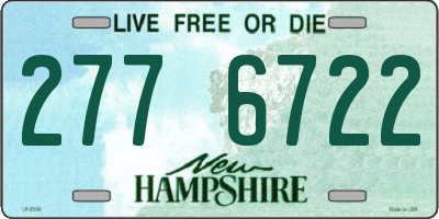 NH license plate 2776722