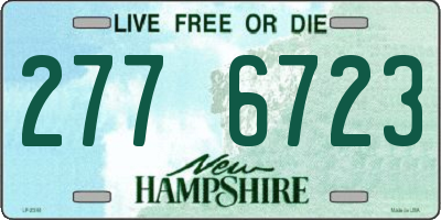 NH license plate 2776723