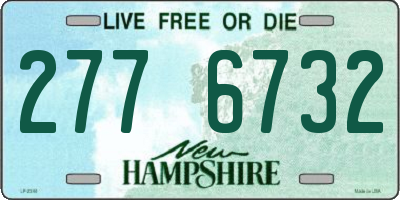 NH license plate 2776732