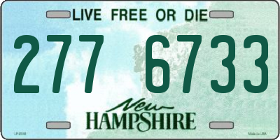 NH license plate 2776733